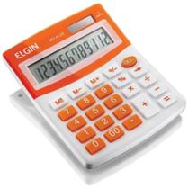 Calculadora de Mesa MV4128 Laranja com 12 Dígitos - 42MV41280000 - ELGIN