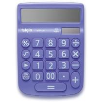 Calculadora de Mesa MV4134 Azul com Visor LCD e 12 Dígitos