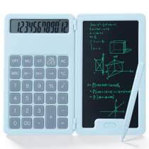 Calculadora de mesa Niodel de 12 dígitos, dobrável, com tablet LCD de 6,5"