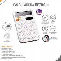 Calculadora De Mesa Oex Retro Branco Cl240