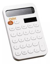 Calculadora de Mesa Oex Retro Branco CL240 Calculadora de Mesa Oex Retro Branco CL240