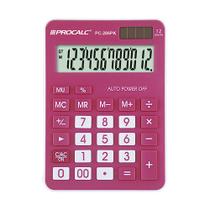 Calculadora de mesa procalc pc286 pk 12 dígitos pink Calculadora de mesa procalc pc286 pk 12 dígitos pink