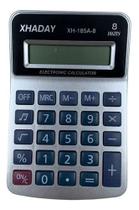 Calculadora De Mesa Xhagay Xh-185a 8 Dígitos Visor Lcd - Cinza - CP