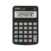 Calculadora de Mesa Zeta 8 Dígitos ZT718 Calculadora de Mesa Zeta 8 Dígitos ZT718
