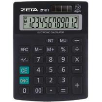 Calculadora de Mesa Zeta ZT811 12DIG.PRETA