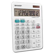 Calculadora de Negócios Sharp EL-334WB Branca - 4 Operações Calculadora de Negócios Sharp EL-334WB Branca - 4 Operações