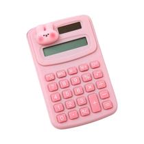 Calculadora Digital Portátil Mini Fofa Em Estilo Cartoon Para Estudantes, Material De Escritório E
