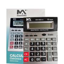 Calculadora Eletrônica 12 Dígitos 8003 Max