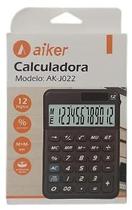 Calculadora Eletrônica 12 Dígitos Aiker AK-J022 - Compacta e Eficiente Calculadora Eletrônica 12 Dígitos Aiker AK-J022 - Compacta e Eficiente