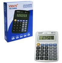 Calculadora eletrônica 8 dígitos 14x10cm - Yins - Yin's