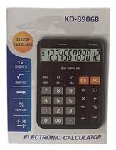 Calculadora Eletrônica Aiker KD-8906B MJS-006 com Visor de 12 Dígitos