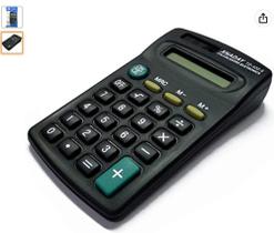Calculadora Eletrônica de Bolso Pequena 8 Dígitos Funciona a Pilha - MAXMIDIA