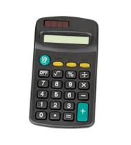 Calculadora Eletrônica de Bolso Preta 8 Dígitos 11x6cm - Alfacell