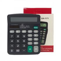 Calculadora Eletrônica de Mesa Tela LCD Digital 12 Dígitos Kapbom KA-1171