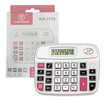 Calculadora Eletrônica de Mesa Tela LCD Digital Kapbom KA-1175 Calculadora Eletrônica de Mesa Tela LCD Digital Kapbom KA-1175