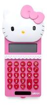 Calculadora Eletrônica Escolar Escritório Hello Kitty Letron