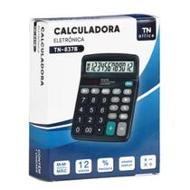 Calculadora eletronica preta tn-837b 12 digitos