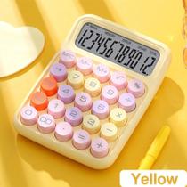 Calculadora Estilo Retrô 12 Números Colorida Fofa Escolar Em Tons Pasteis