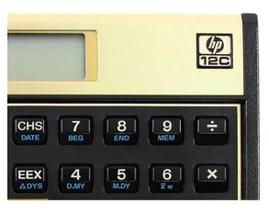 Calculadora Financeira Hp 12c Gold 120 Fun. - Novo Na Caixa