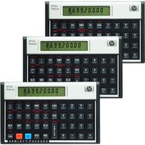 Calculadora financeira HP 12C Platinum HEWF2231AA - 3 unidades