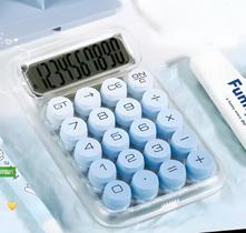 Calculadora Fofa Degradê Transparente 10 Dígitos Ecooda