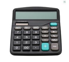 Calculadora Grande De Mesa Comercial Escritório 12 Dígitos