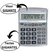 Calculadora Grande Gigante Balcão Mesa Problema Visão Idoso