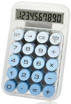 Calculadora HUTUDD com Teclas Mecânicas Azul 10 Dígitos Calculadora HUTUDD com Teclas Mecânicas Azul 10 Dígitos
