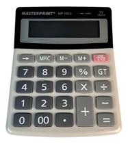 Calculadora Manual 12 Dígitos Mp 1010 Masterprint Cor Cinza Cinza/preto Kit 3un Calculadora Manual 12 Dígitos Mp 1010 Masterprint Cor Cinza Cinza/preto Kit 3un