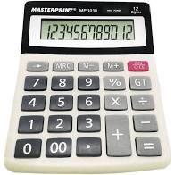 Calculadora Masterprint MP1010 12 dígitos