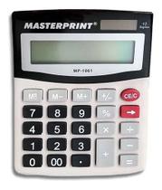 Calculadora Masterprint Mp1061 12 Dígitos Cor Cinza Calculadora Masterprint Mp1061 12 Dígitos Cor Cinza