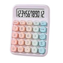 Calculadora mecânica PUNGLTD Cute LCD de 12 dígitos