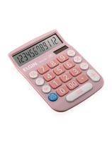 Calculadora Mesa MV-4130 Rosa 12 Dígitos