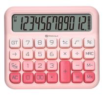 Calculadora Mesa Rosa 12 Dígitos Procalc Pc315 Softkey