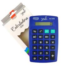 Calculadora Pequena 8 Dígitos Cor Azul Marca BRW Calculadora Pequena 8 Dígitos Cor Azul Marca BRW