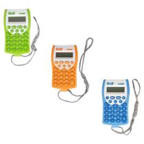 Calculadora Pequena Colorida Prática Para Estudantes 1 Unidade - T10OFFICE