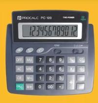 Calculadora Procalc Pc123 Mesa Escritório 12 Digítos