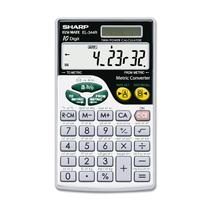 Calculadora Sharp EL344RB de 10 dígitos com conversor métrico Calculadora Sharp EL344RB de 10 dígitos com conversor métrico