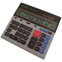 Calculadora Sharp Qs 2130 Com 12 Dígitos CInza
