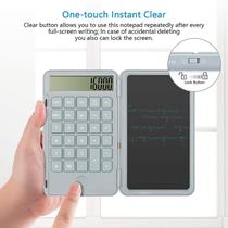 Calculadora, tablete de escrita LCD da calculadora de mesa de função padrão para o office diário e básico Calculadoras