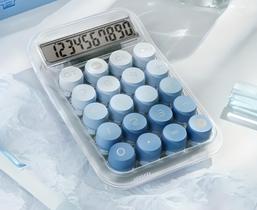 Calculadora Transparente Estilo Vintage Degradê Kawaii Aiker AK-J036