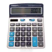 Calculadora Truly 12 dígitos - cinza (896E)