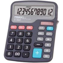 Calculadora Truly 842-12 12 Digitos Cinza