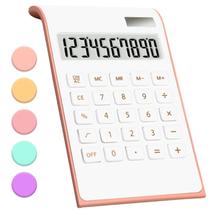 Calculadora UPIHO Rose Gold - 10 Dígitos com Bateria Solar