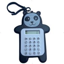 Calculadora Ursinho Pequena Portátil de Bolso Eletrônica com chaveiro