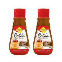 Calda Diet Sabor Caramelo 180g Lowçucar Kit 2 Zero Açúcar Cobertura Cremosa Para Sobremesas E Receitas