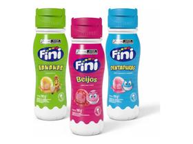 Calda Fini Sorvete Beijos Bananas Dentaduras 190g - 3unid Calda Fini Sorvete Beijos Bananas Dentaduras 190g - 3unid