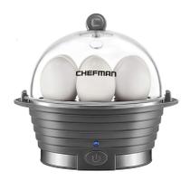 Caldeira elétrica para cozinhar ovos Chefman Rapid 6 Eggs sem BPA