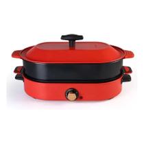 Caldeira panela Elétrica Multifuncional Churrasco 110V/220v