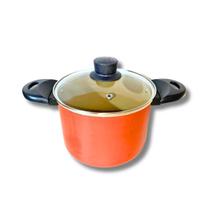 Caldeirão 16 Cm C Tampa Vidro Antiaderente 5 Camadas Teflon Caldeirão 16 Cm C Tampa Vidro Antiaderente 5 Camadas Teflon